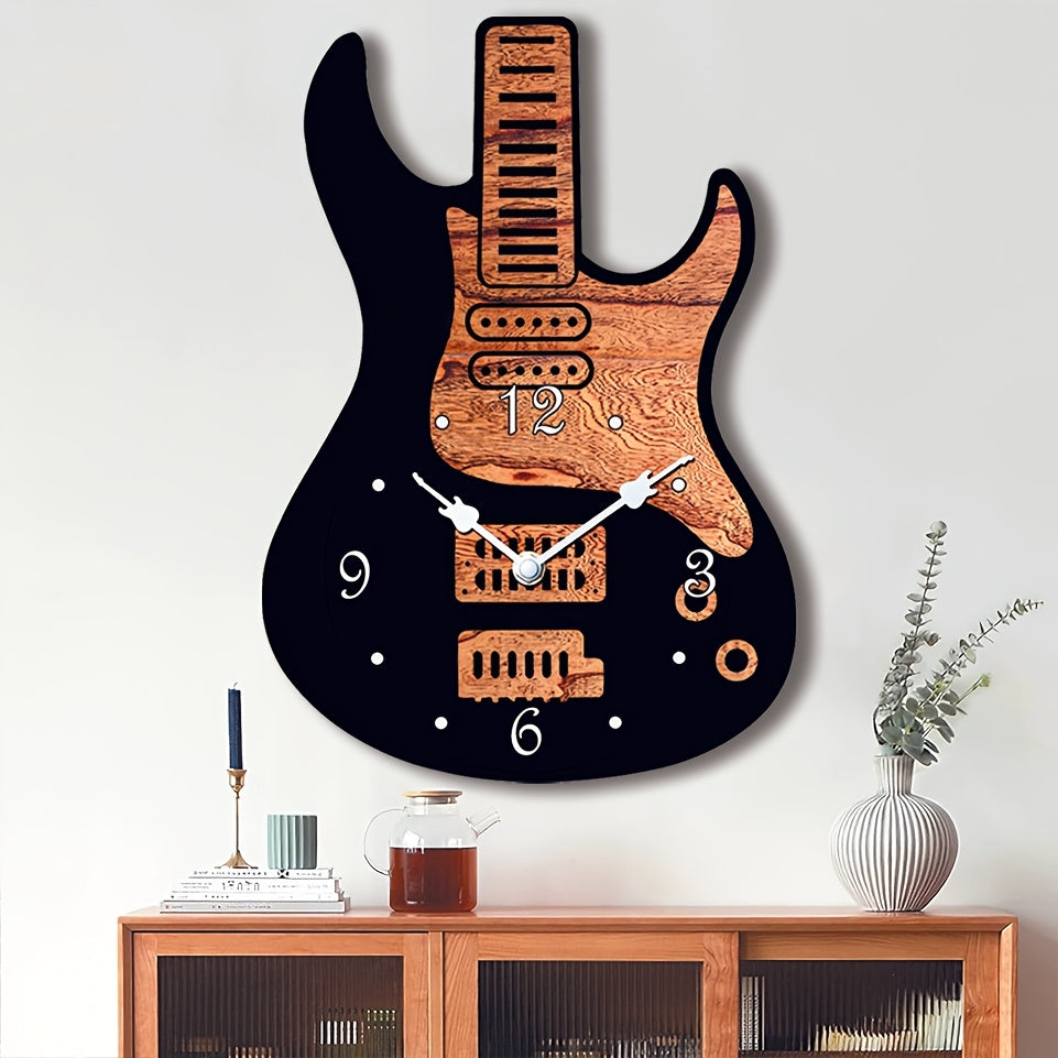 HarmonyTime – Stylish Guitar-Inspired Wall Clock for Music Aficionados