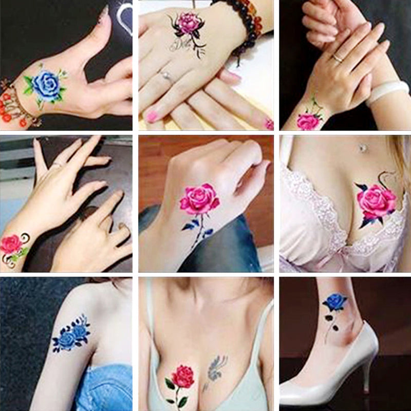 Waterproof Skin-Friendly 3D Body Art Tattoo Sticker Collection