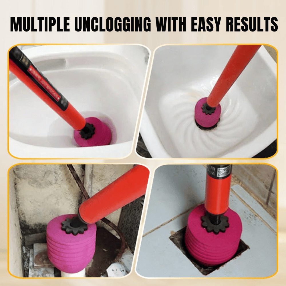 High-Pressure Drain Unclogger | No Chemicals | Flexible Nozzle | DrainForce