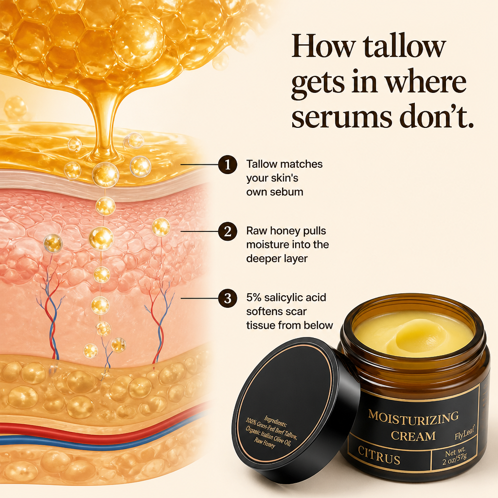 LumaCure™ Balm — Soften Rough Skin and Fade Scars With Raw Honey + Tallow