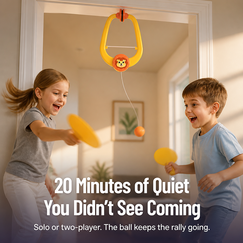 PlayBurst™ — Attach a Pong Game to Any Doorframe in Just 60 Seconds