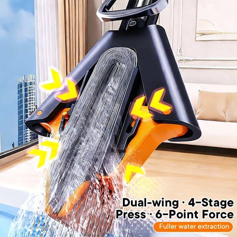 SwiftMop - Ultra-Absorbent Squeeze Mop for Effortless Cleaning