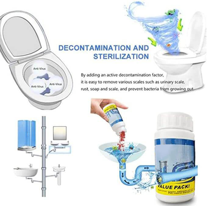 FoamForce™ Drain Rescue — Blow Away Blockages and Breathe Fresh Air Instantly
