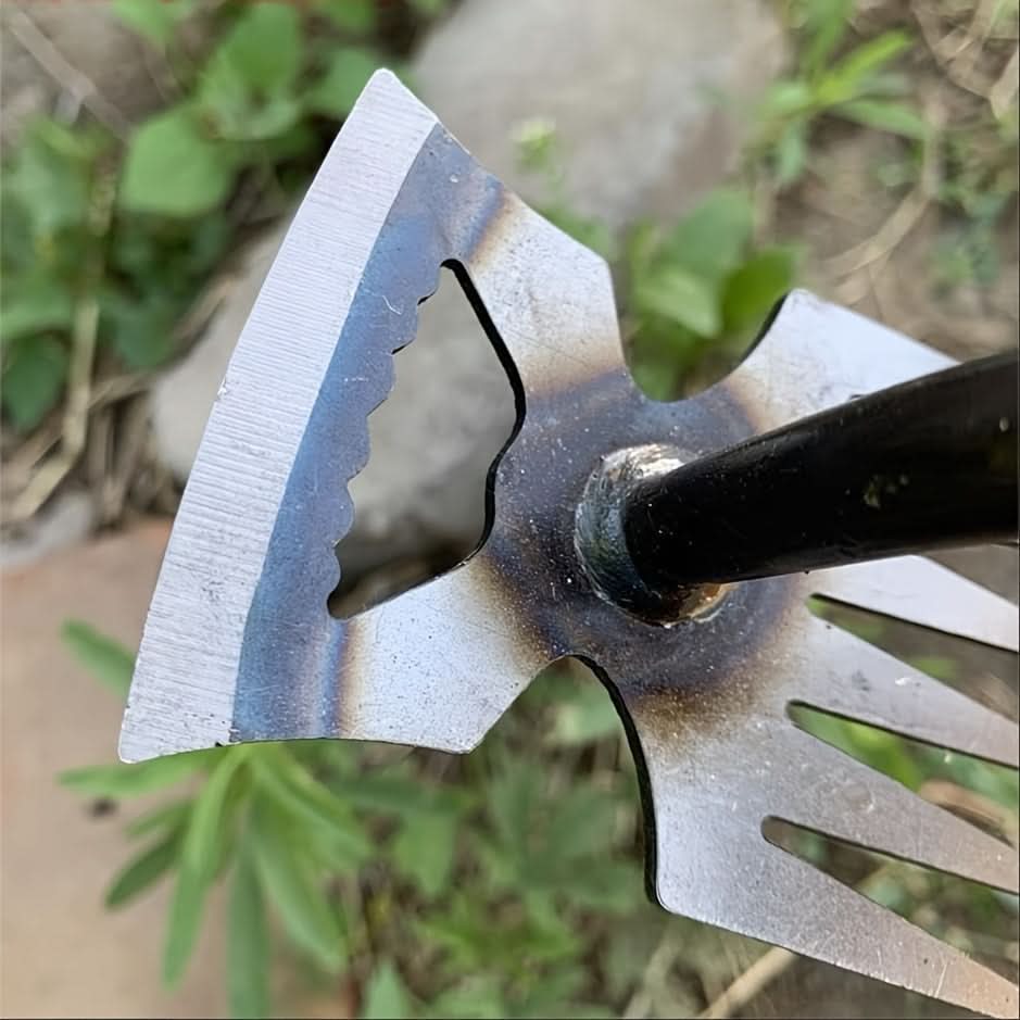 Manual Weeder for Root Removal – Carbon Steel Gardening Tool