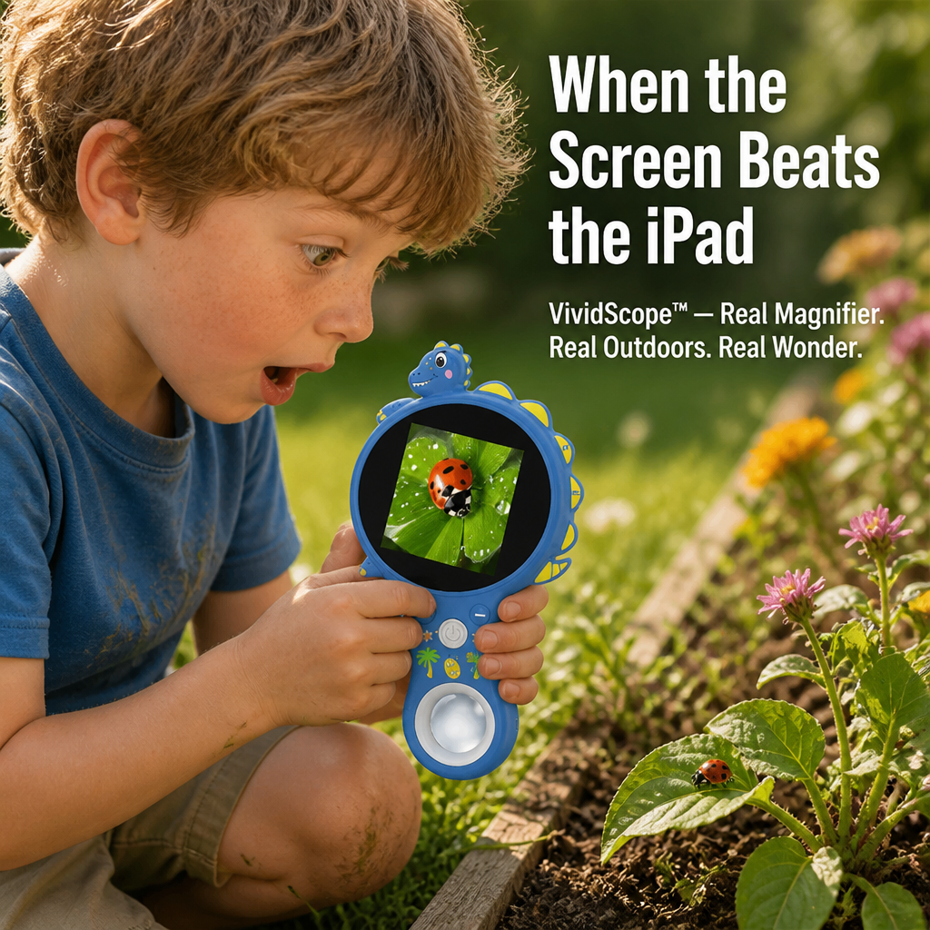 VividScope™ — Swap the Tablet for Ladybugs, Leaves, and Genuine Discovery