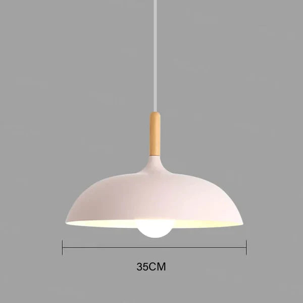 Ceiling Lamp Made from Northern Oak
