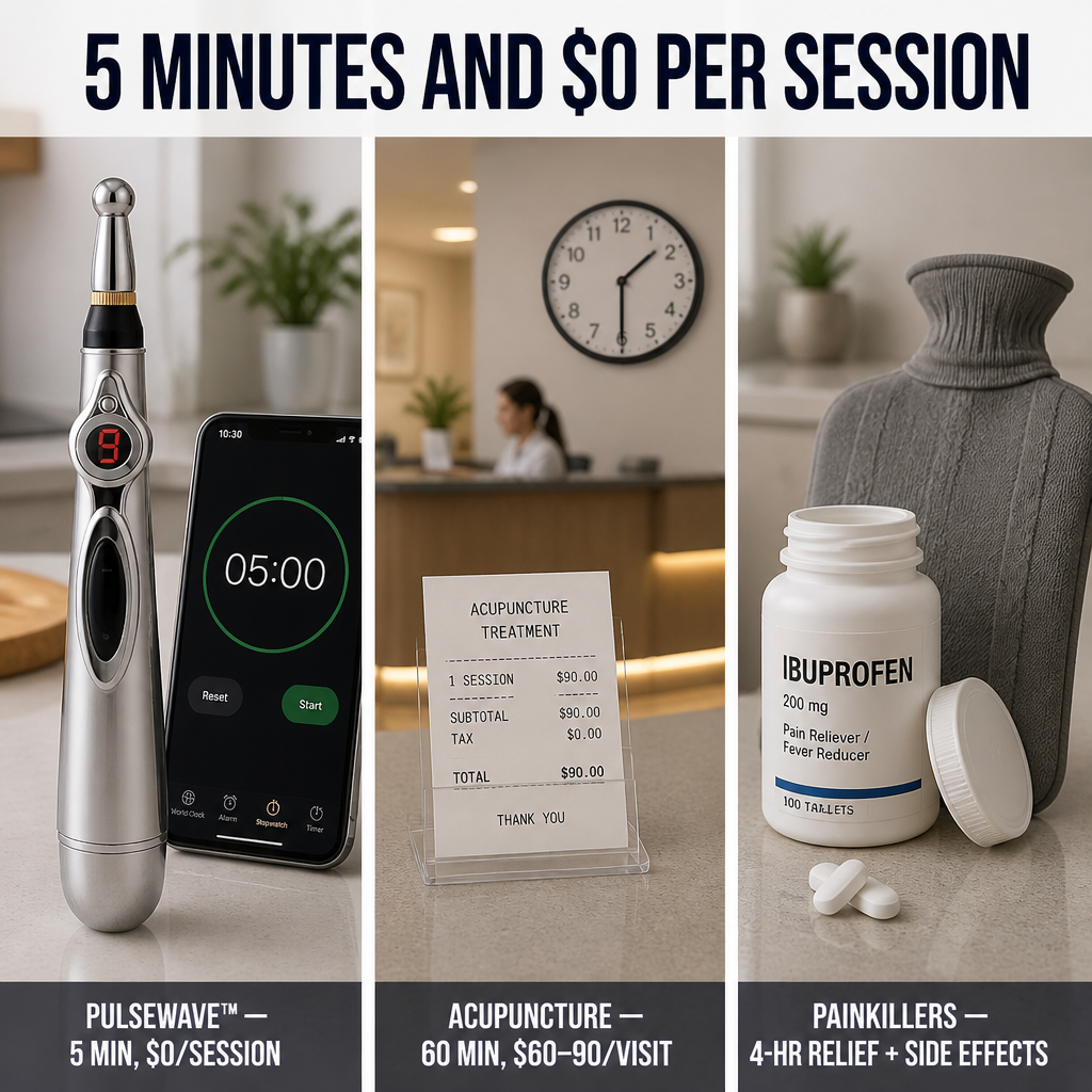 PulseWave™ — Experience Immediate, Needleless Relief That Keeps You Pain-Free and Unstoppable