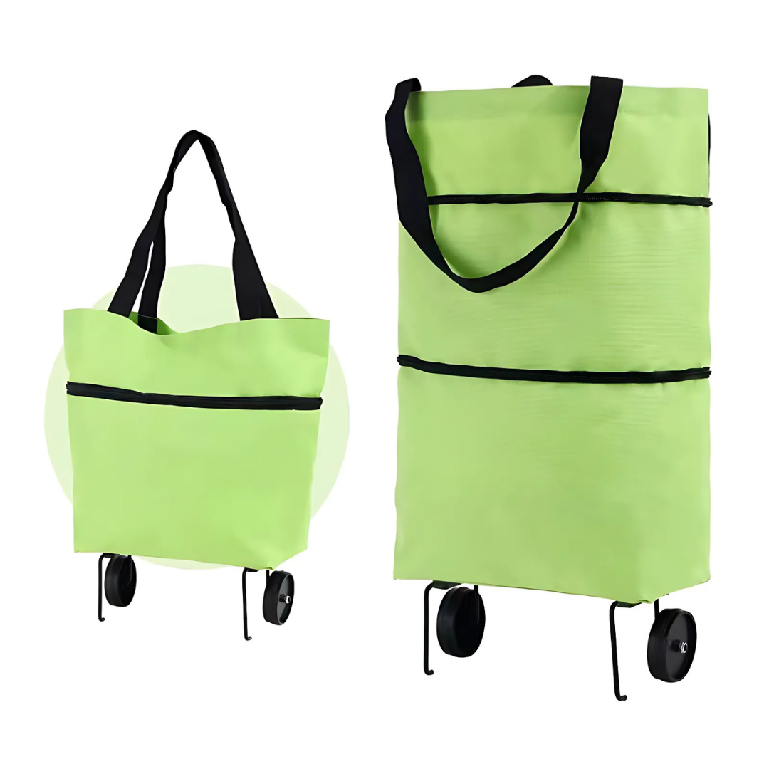 Shopping Cart | Foldable Rolling Bag | Lightweight Carrier | Icone