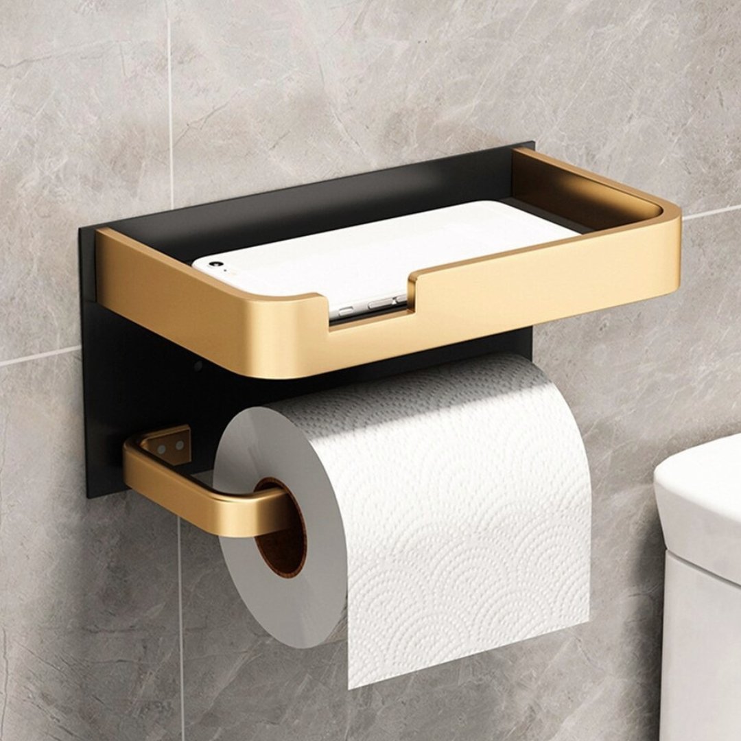 Toilet Paper Rack | Wall-Mounted | Metal Dispenser | BathLine