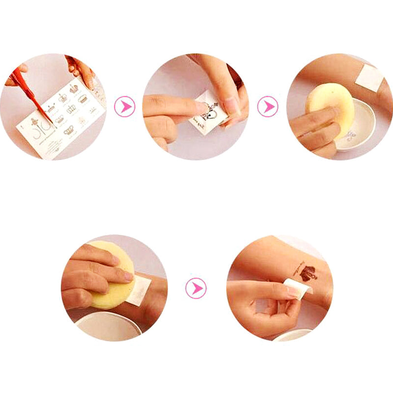 Waterproof Skin-Friendly 3D Body Art Tattoo Sticker Collection