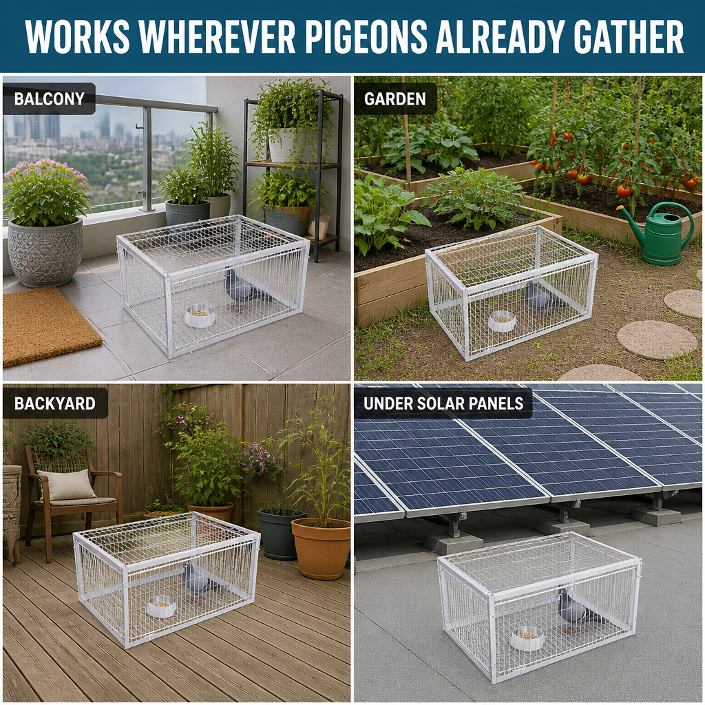 AeroTrap™ — Outsmart Pigeons Fast and Win Your Outdoor Peace Back