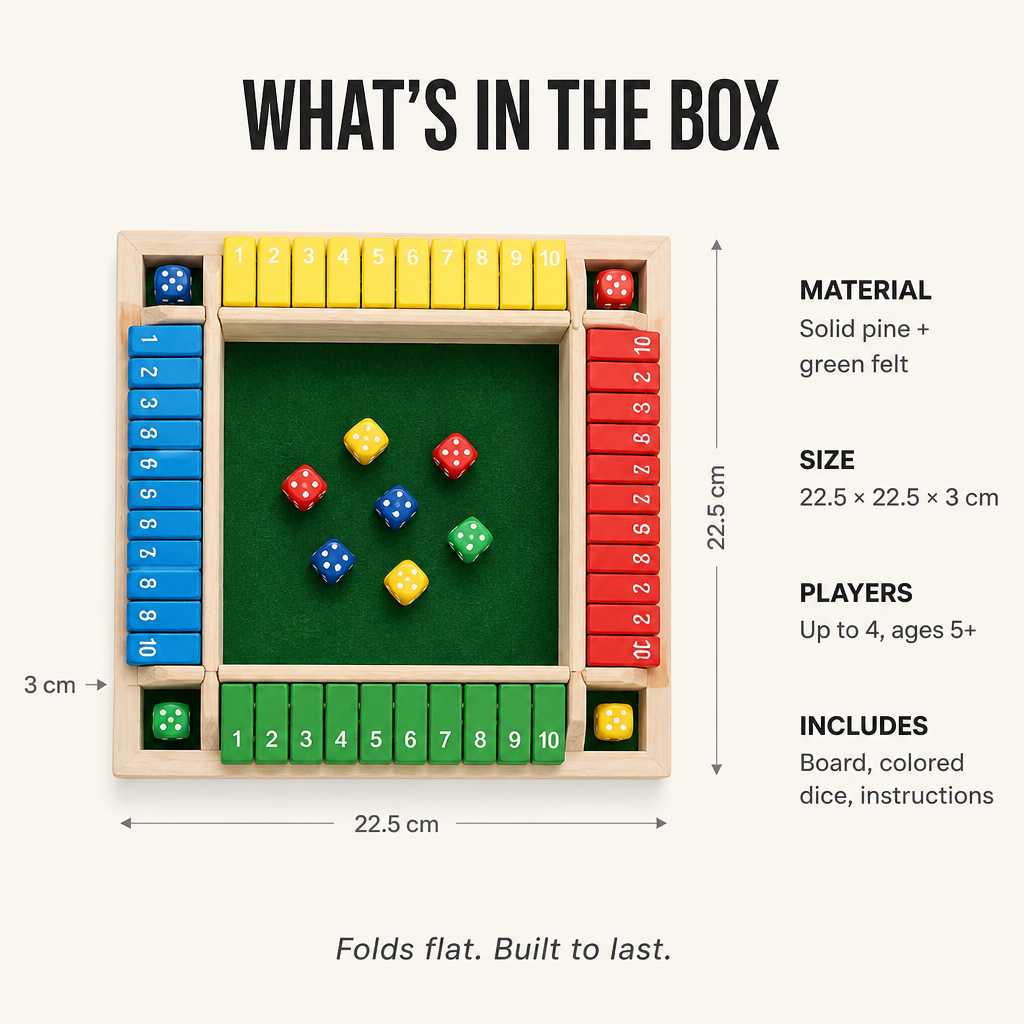BrainSwing™ — Roll, Stack & Close the Box for Screen-Free Family Fun Nights