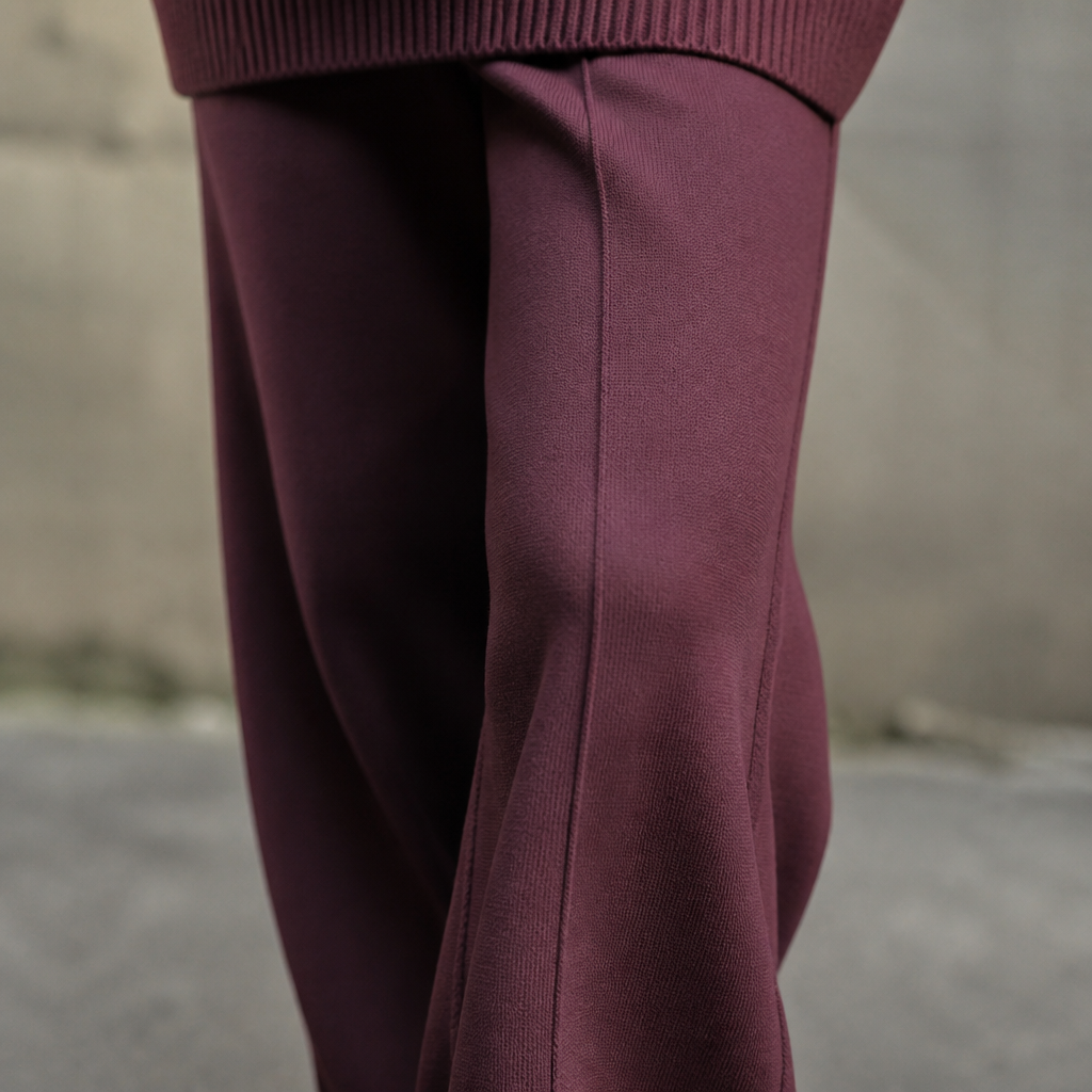 SilvaEase™ – Comfortable Oversized Sweater with Wide-Leg Pant Set