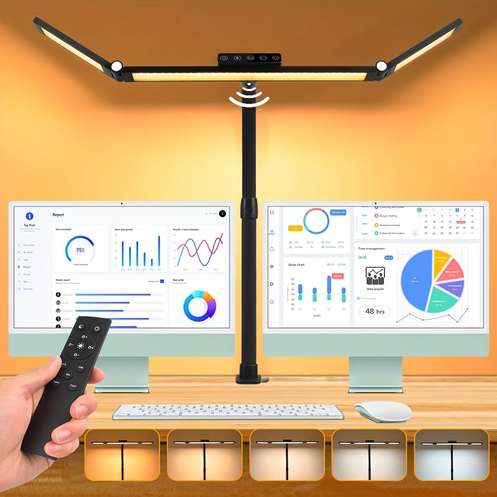 LuminBright 18W Adjustable LED Task Lamp for Optimal Lighting