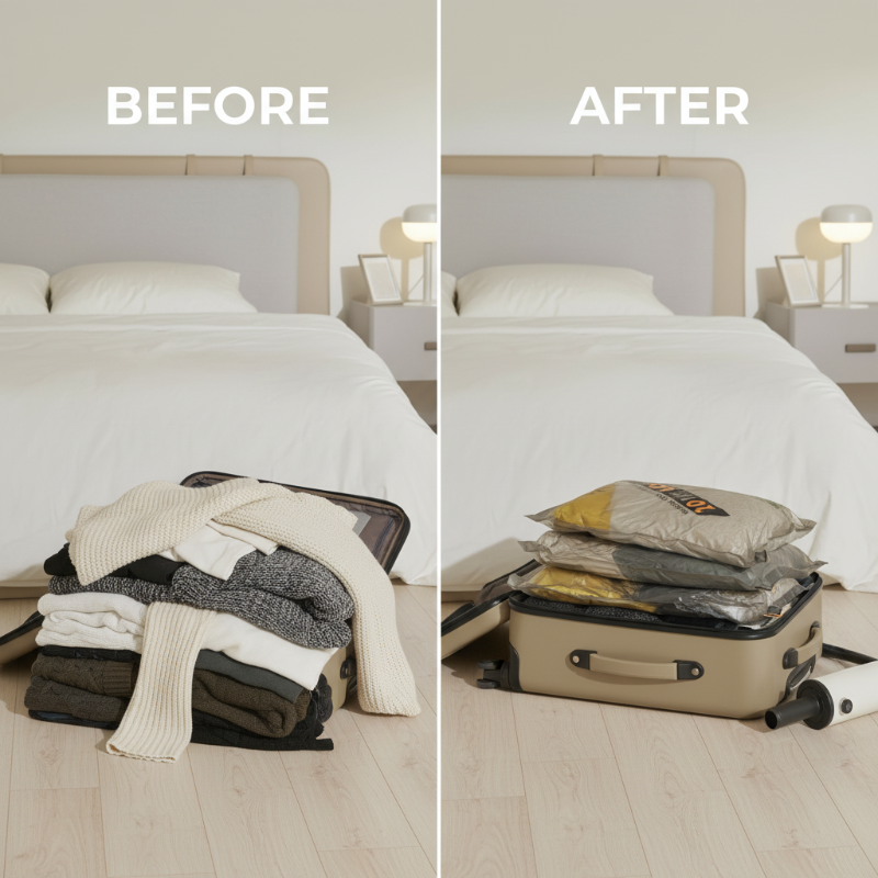 GlideSeal™ — Slash Luggage Bulk and Travel Light Like a Pro