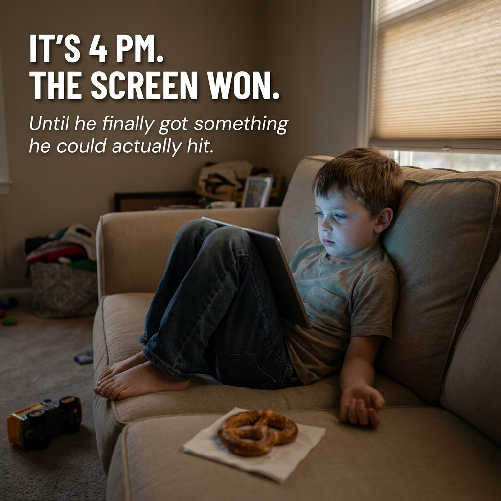 BounceBattler™ — Burn Off Extra Kid Energy Indoors Without Turning On A Screen