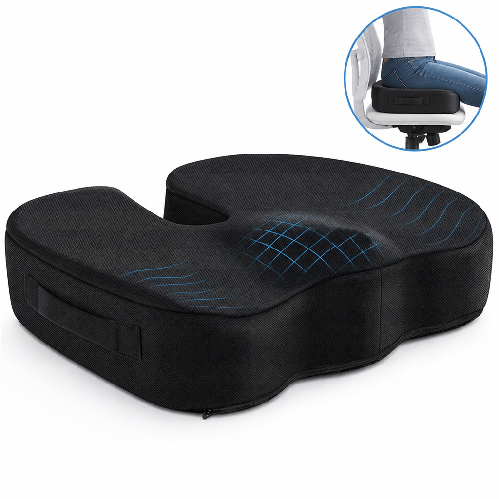 SpinaRest™ — Sit Confidently Pain-Free and Power Through Your Day