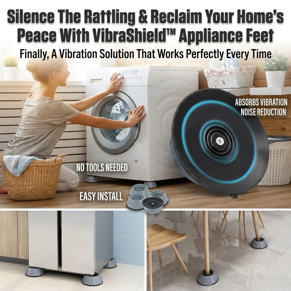 VibraShield™ — End Rattling, Enjoy Silent, Spotless Floors Instantly