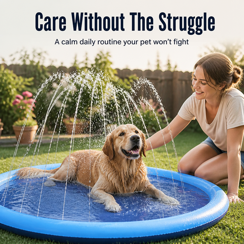 AquaTail™ Splash Mat — Unleash Endless Cool, Tough Fun for Your Dog’s Best Summer Ever