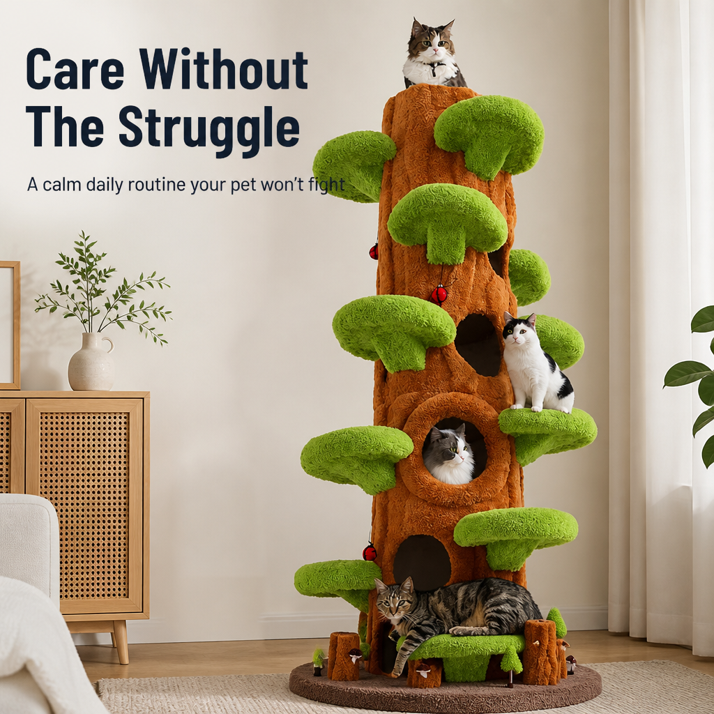 ClimbNest™ — Turn Your Cat’s Energy into Pure Joy and Stylish Calm