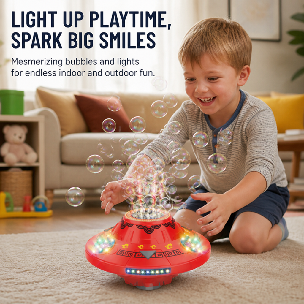 DazzleSphere™ — Ignite Endless Wonder with Bubbles That Glow and Spin Pure Joy