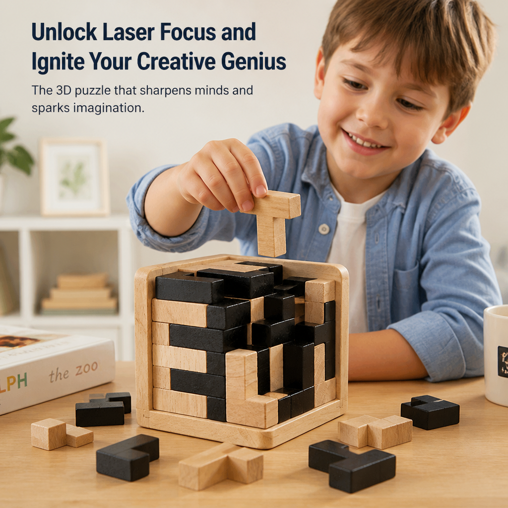 NeuroCraft™ MindCube — Unlock Laser Focus and Ignite Your Creative Genius