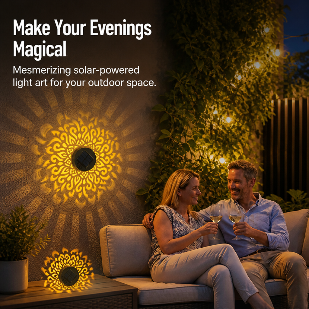LumiAura™ — Transform Your Nights into a Mesmerizing Garden Escape