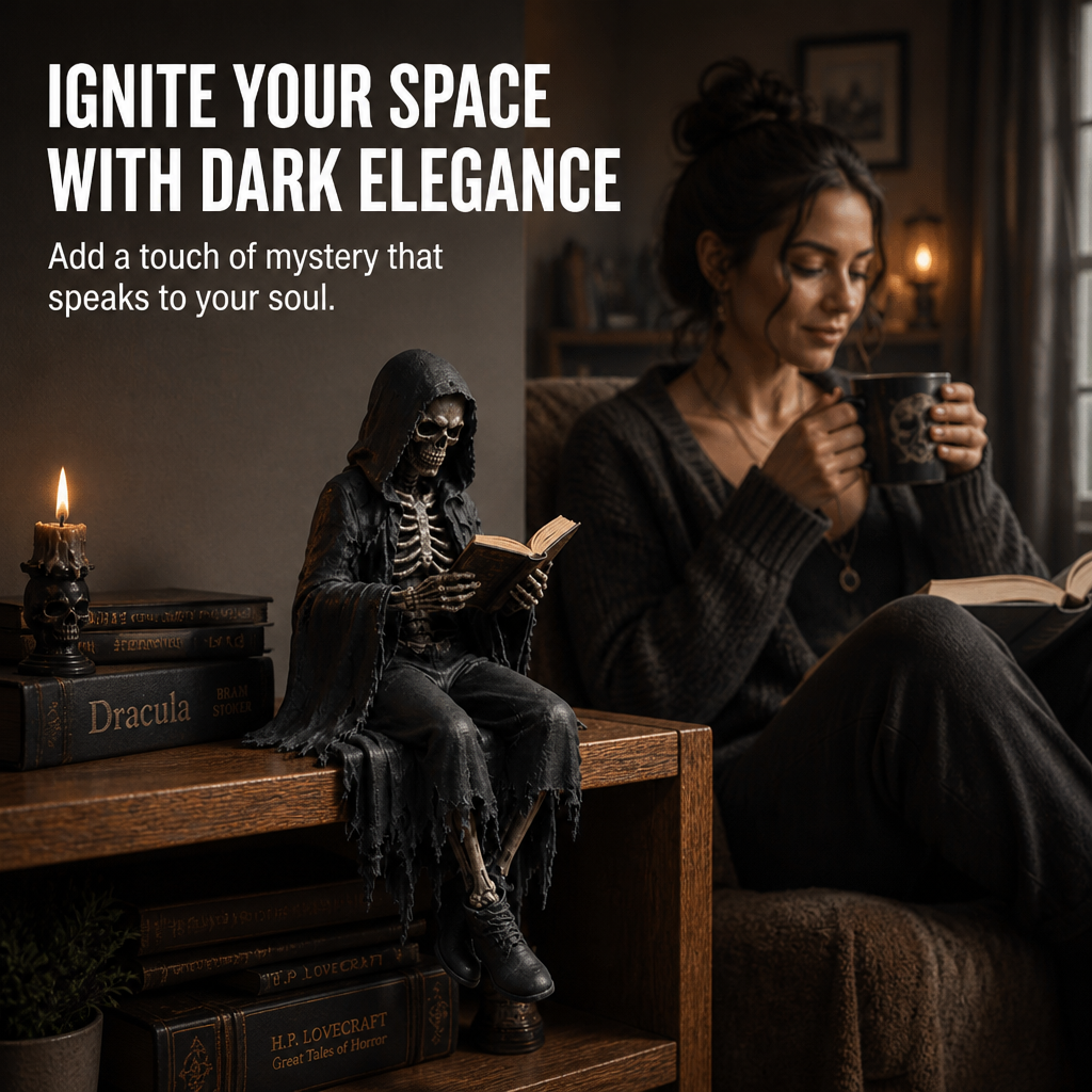 ObscuraSentinel™ — Ignite Your Space with Dark Elegance and Timeless Mystery