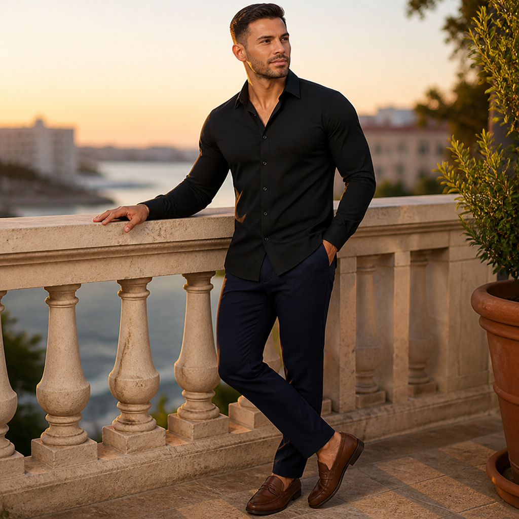 LucentFlex™ Shirt — Move Freely, Look Sharp, Own Every Moment