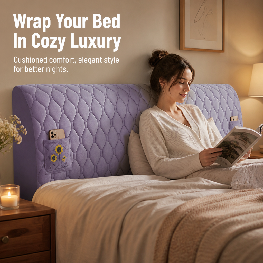 VelvetSoft™ — Wrap Your Headboard in Unmatched Softness and Cozy Luxury Every Night