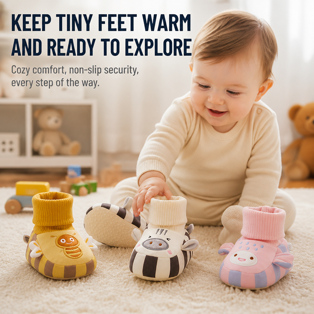 StrideSnug™ — Keep Tiny Feet Cozy, Secure, and Ready to Explore Fearlessly