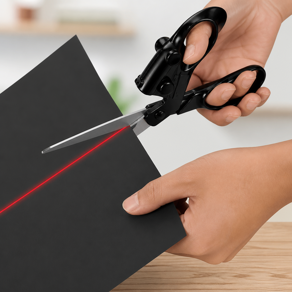 LaserEdge™ Pro Scissors — Cut Perfectly Every Time with Effortless Confidence