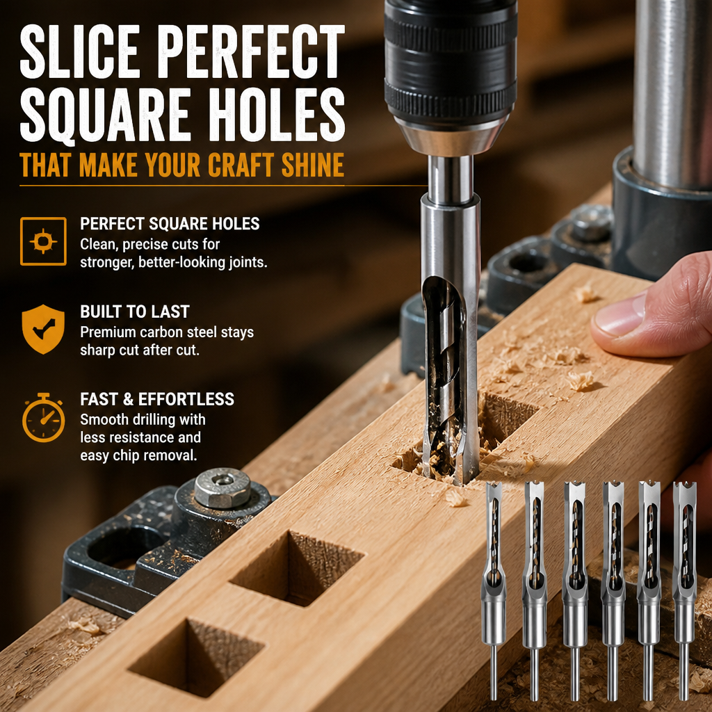 PrecisionEdge™ — Slice Perfect Square Holes That Make Your Craft Shine