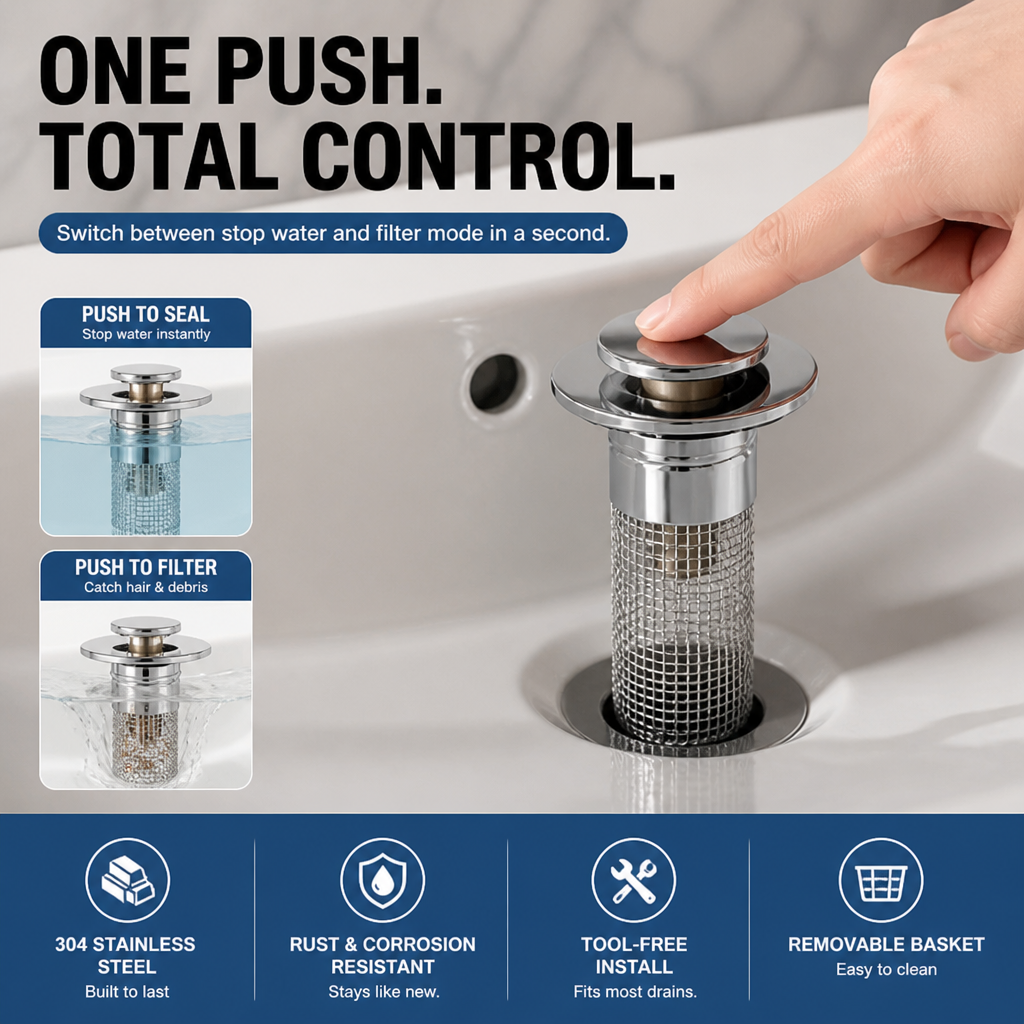ClearFlowPro™ — Take Back Your Peace with Effortless, Clog-Free Drains Every Day
