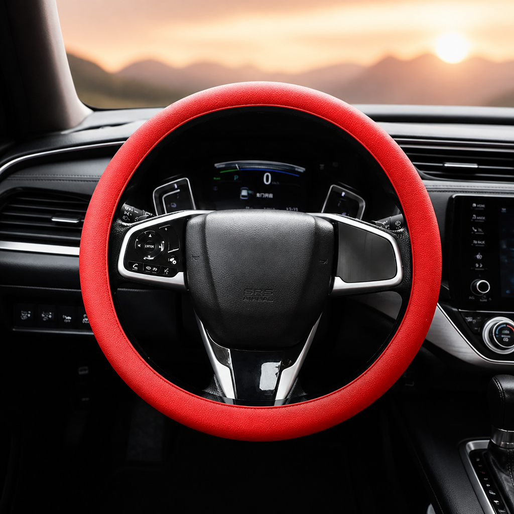 GripLux™ — Drive with Unshakable Control and Year-Round Comfort
