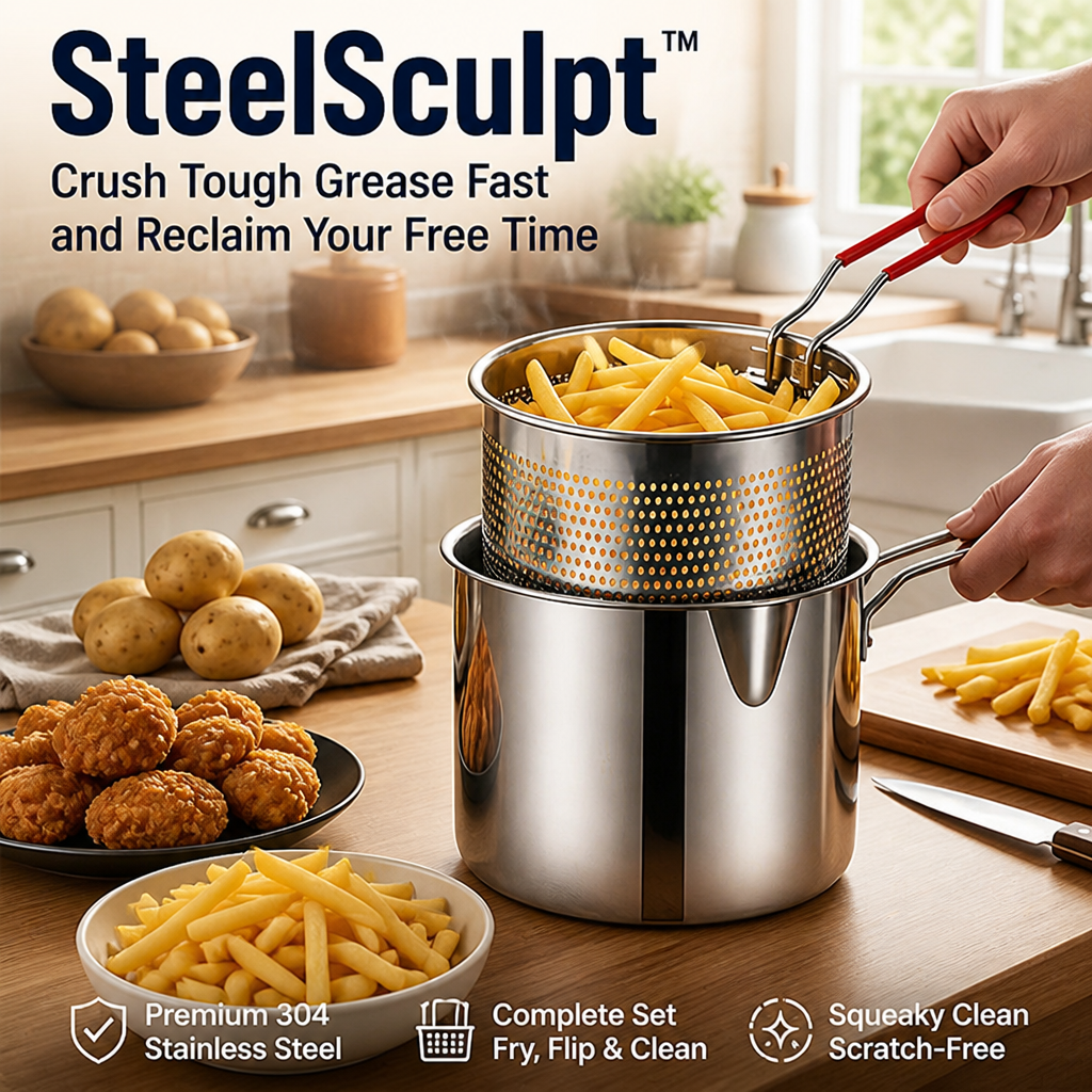 SteelSculpt™ — Crush Tough Grease Fast and Reclaim Your Free Time