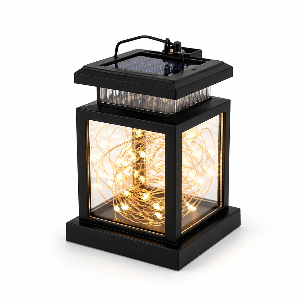 Solar-Powered Star Lantern (Outdoor Hanging)