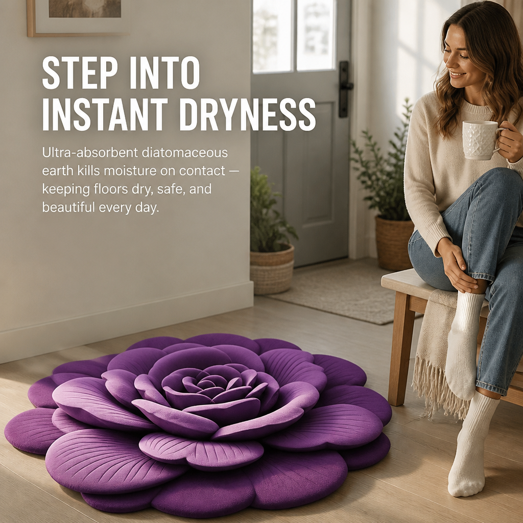 HydraGuard™ Ultra-Dry Mat — Instant Dryness and Slip-Free Safety for Every Step