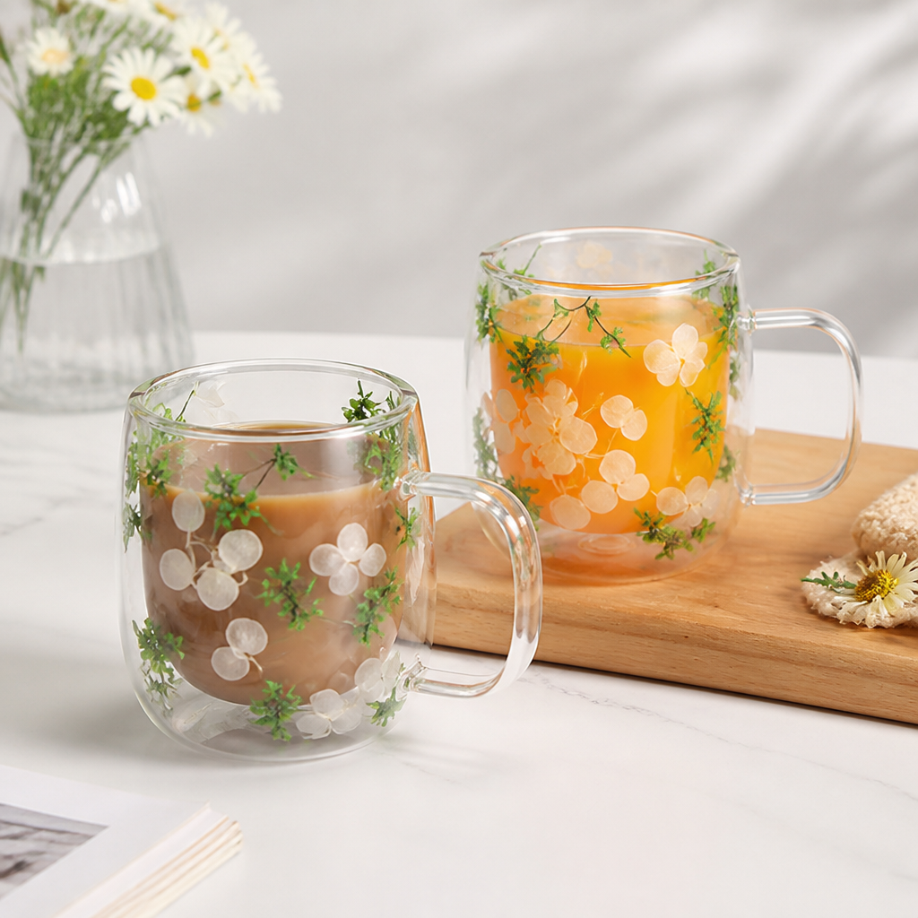 SereniSip™ — Wrap Your Hands in Cool Comfort and Timeless Floral Beauty