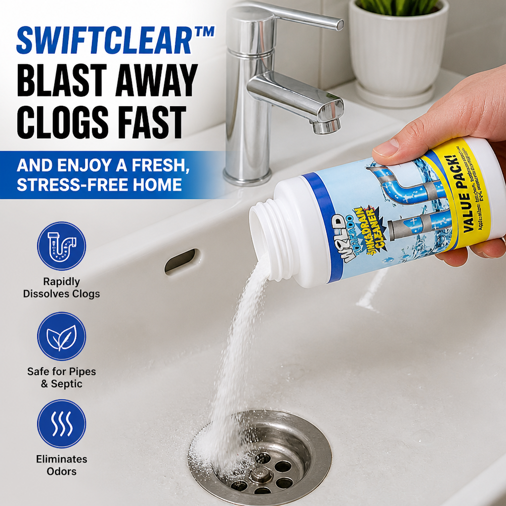 SwiftClear™ — Blast Away Clogs Fast and Enjoy a Fresh, Stress-Free Home