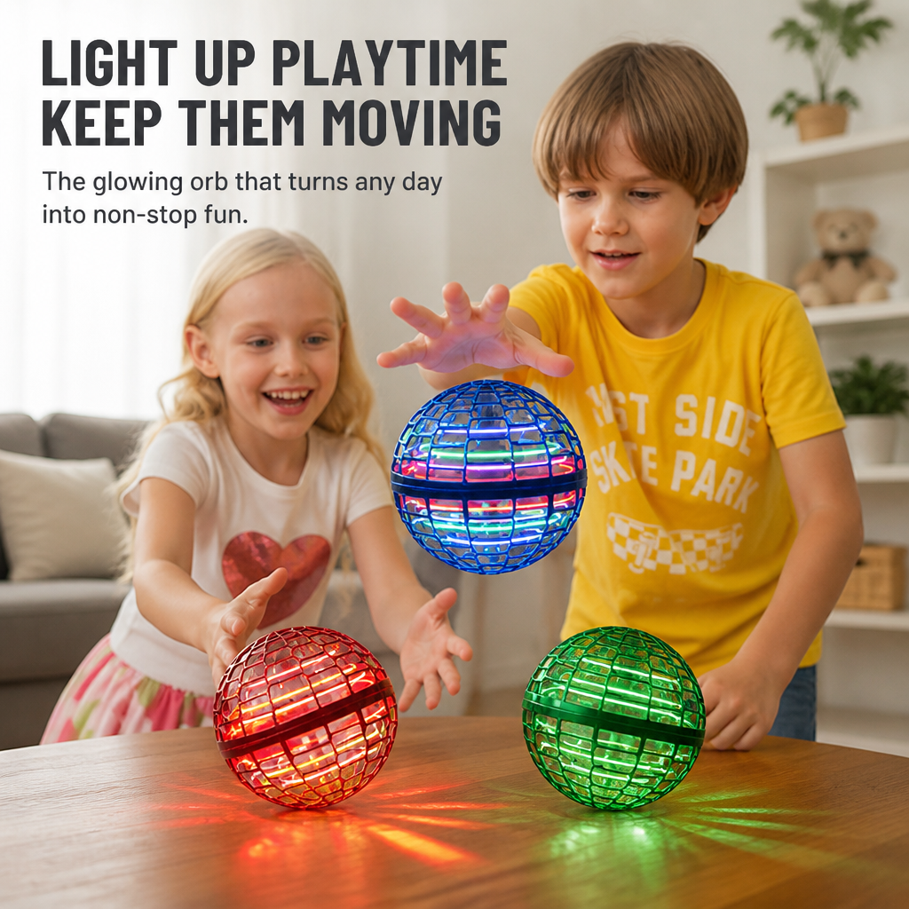 LumaWhirl™ Orb — Ignite Boundless Energy and Mesmerize Every Playtime with Stunning Glow