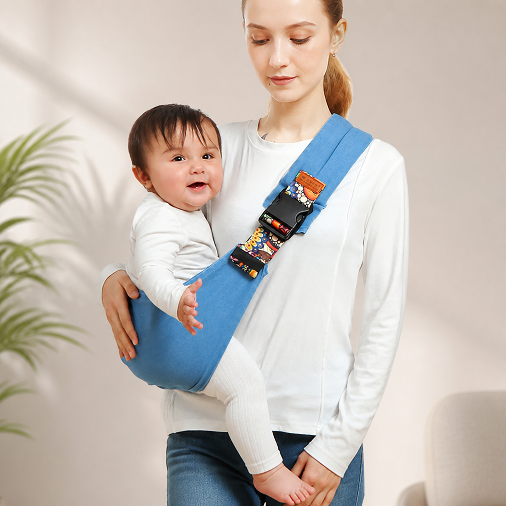 NurturaNest™ BabySling — Move Freely While Keeping Your Baby Safe and Snug Every Step of the Way