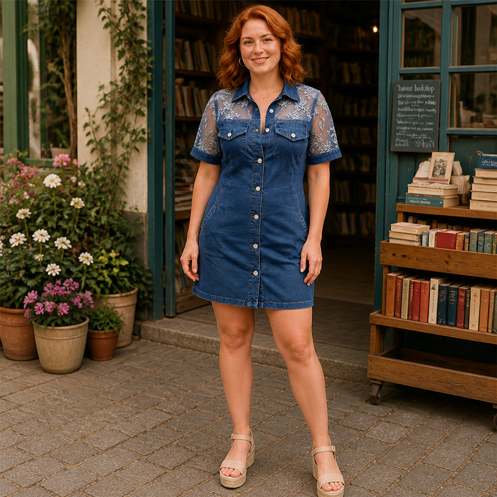 BreezeDenim™ Mini Dress — Effortless Cool Confidence That Turns Heads All Summer Long