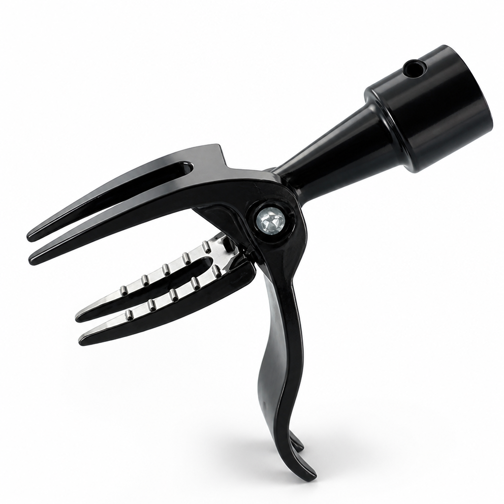 Rust-Resistant 4-Claw Weed Puller Head
