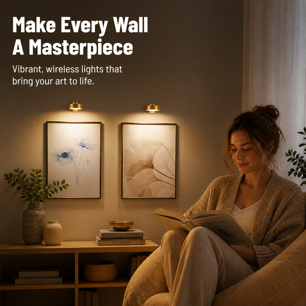 RadiAura™ — Instantly Ignite Your Walls with Dazzling, Effortless Glow