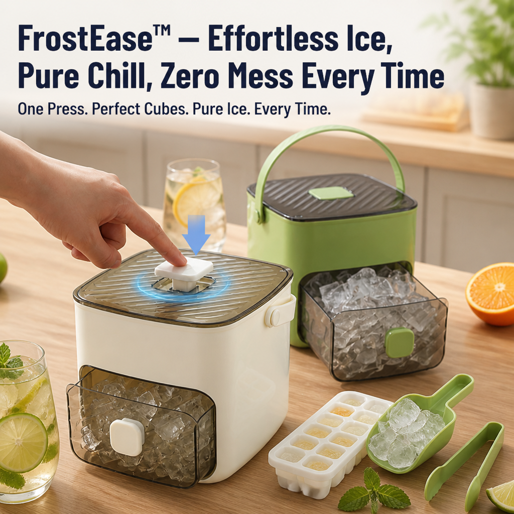 FrostEase™ — Effortless Ice, Pure Chill, Zero Mess Every Time