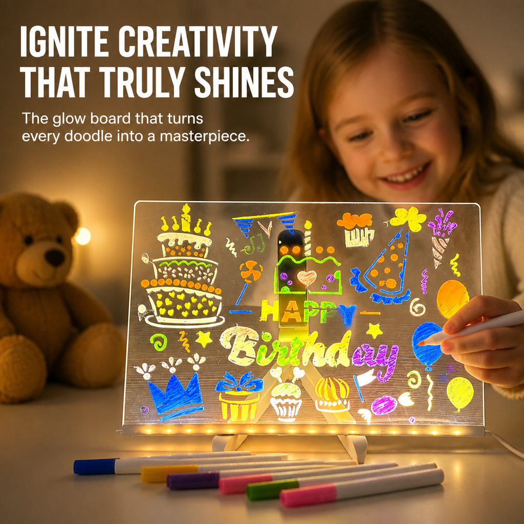 LumaSketch™️ LED Ride Board — Ignite Their Imagination with Glowing Masterpieces That Inspire Confidence and Joy