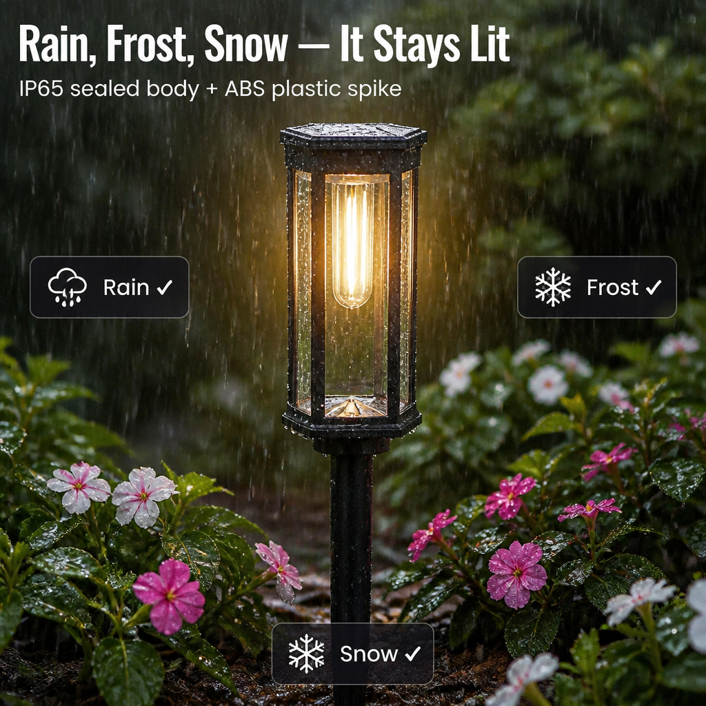 LumaRay™ — Illuminate Your Garden Path for 12 Straight Hours on a Single Day's Charge
