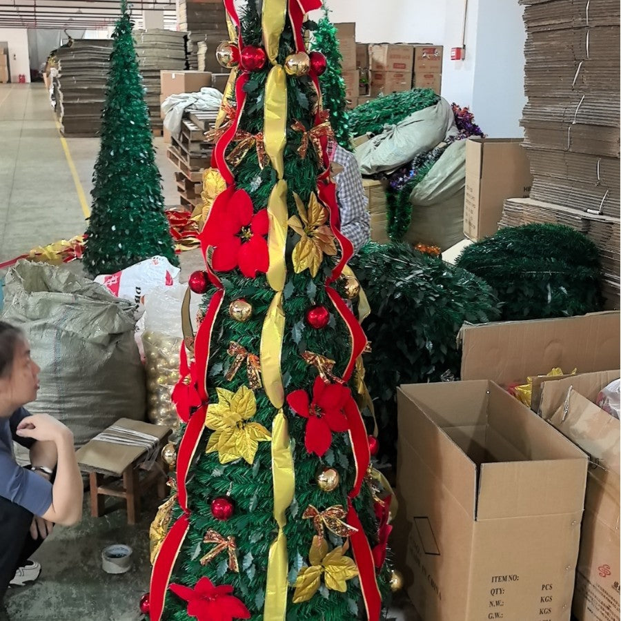 FiraLuxe™ Folding Christmas Tree — Effortless Holiday Glow That Sparks Joy Instantly