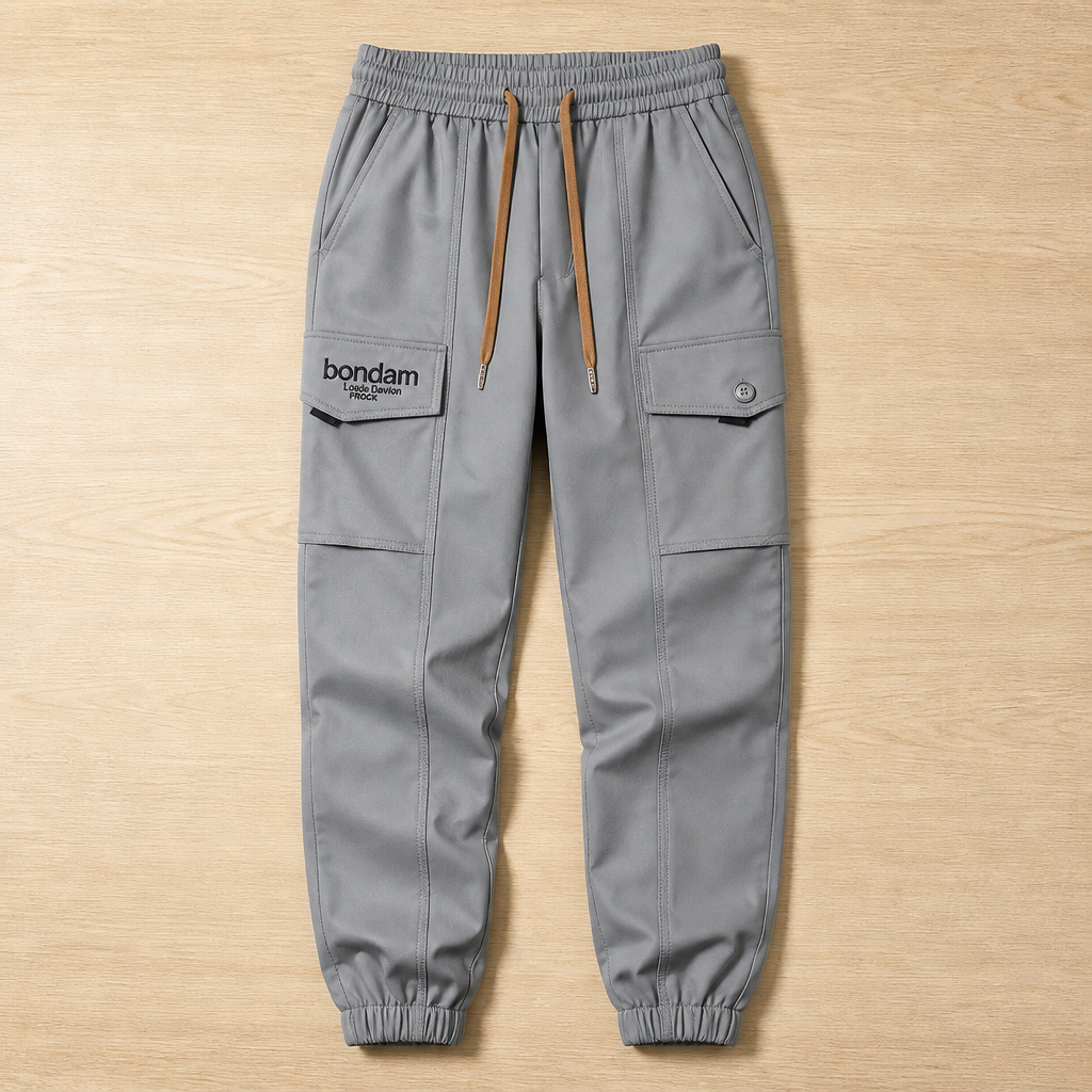 VitaLuxe™ – Comfortable Cargo Joggers with Adjustable Drawstring Waist